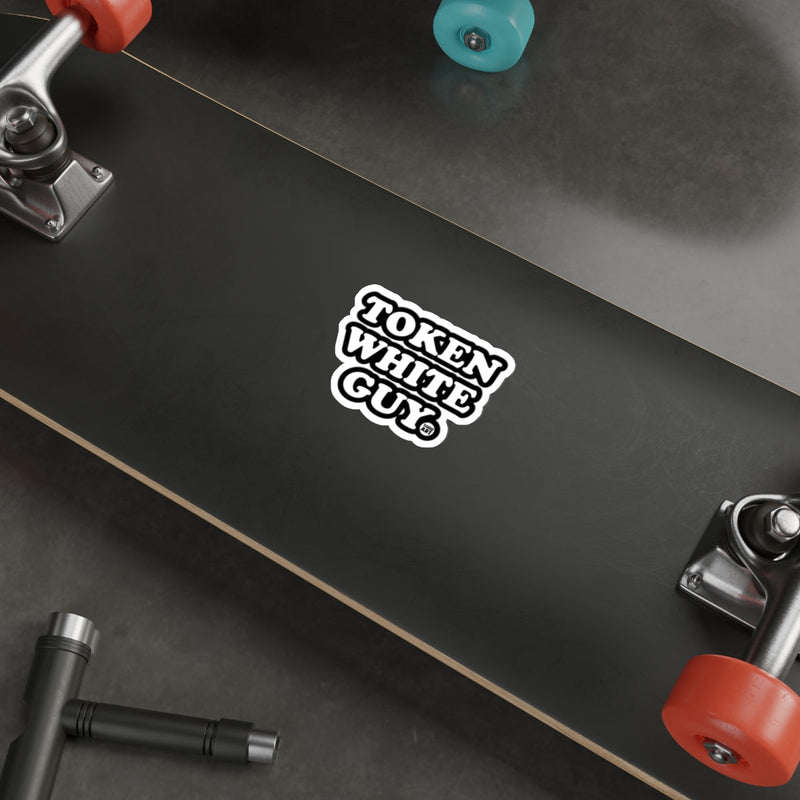 Load image into Gallery viewer, TOKEN WHITE GUY Sticker on Skateboard Sticker
