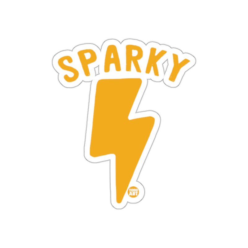Load image into Gallery viewer, Sparky Yellow Lightning Bolt Sticker product
