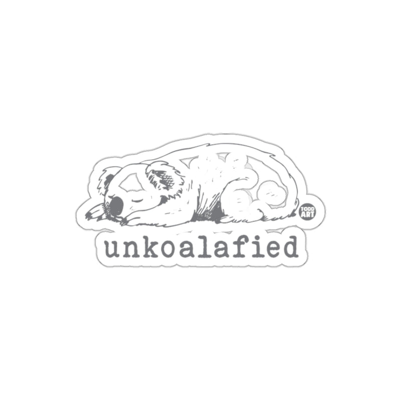 Load image into Gallery viewer, Cute Sleeping Koala unkoalafied Sticker
