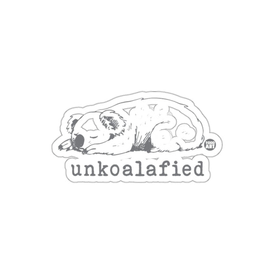 Cute Sleeping Koala unkoalafied Sticker