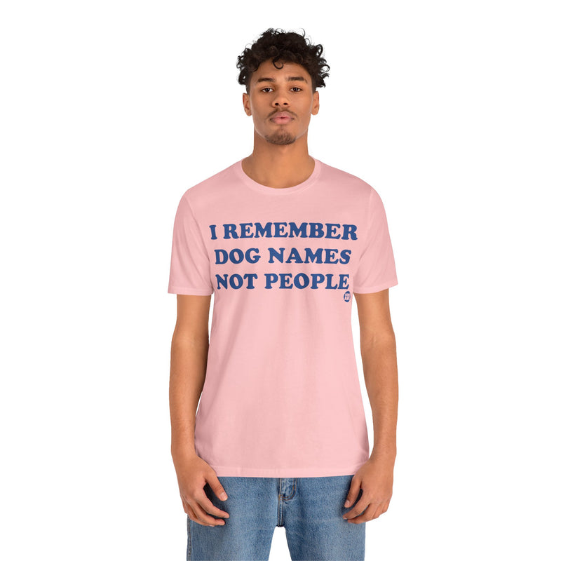 Load image into Gallery viewer, I Remember Dog Names Unisex Jersey Short Sleeve Tee
