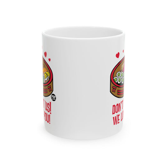 Don't Eat Us We Love You Sushi Mug