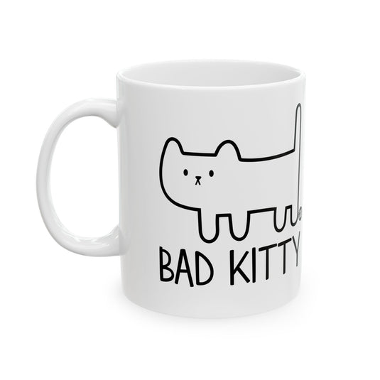 Bad Kitty Mug, Cute Kitty Mug