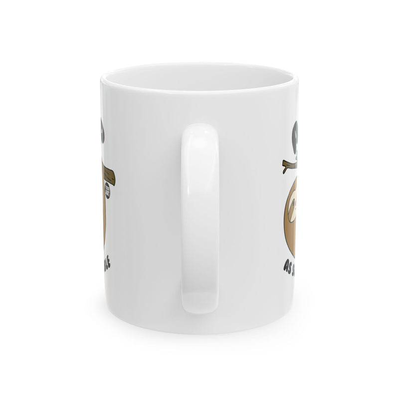 Load image into Gallery viewer, ASAP Sloth Mug, Funny Sloth Mug, As Slow As Possible Mug, Sloth Lover Gift
