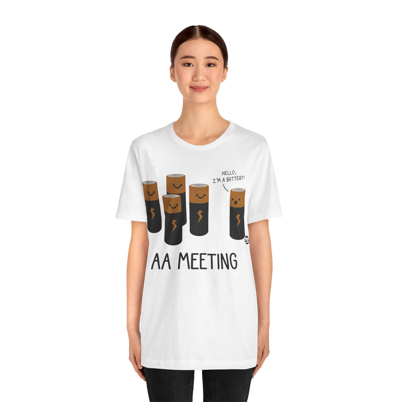 Load image into Gallery viewer, AA Meeting Unisex Tee
