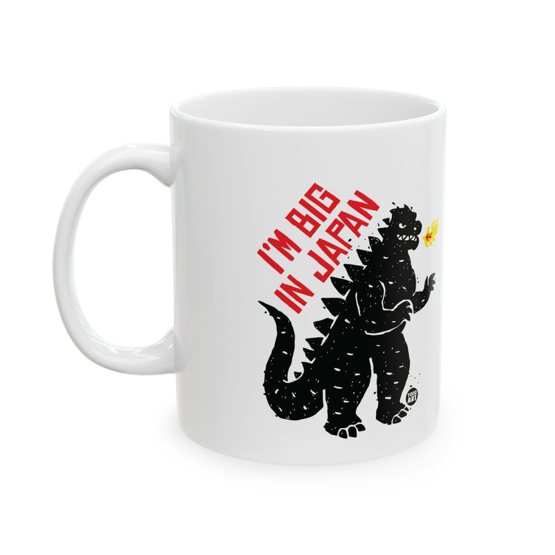 Load image into Gallery viewer, Big in Japan Godzilla Mug, Godzilla Fan Mug, Funny Godzilla Mug
