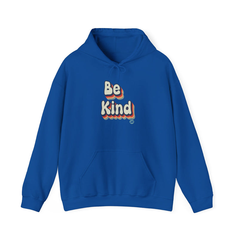 Load image into Gallery viewer, Be Kind Retro Hoodie, Cool Retro Hooded Sweatshirt, Kindness Hoodie
