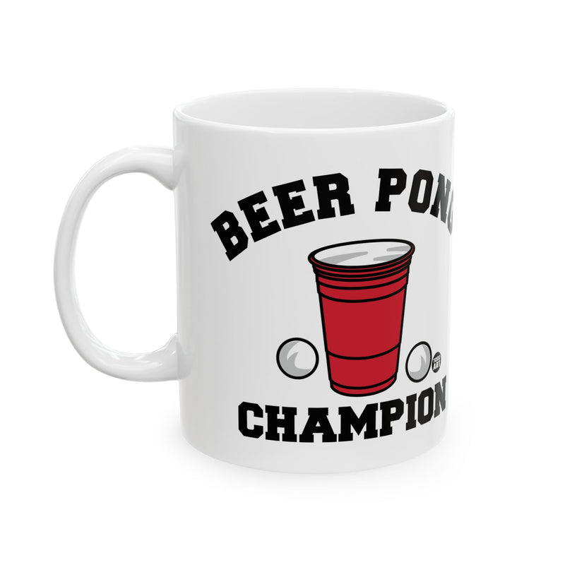 Load image into Gallery viewer, Beer Pong Champion Mug, Funny Beer Pong Mug, Beer Pong Champ Coffee Mug
