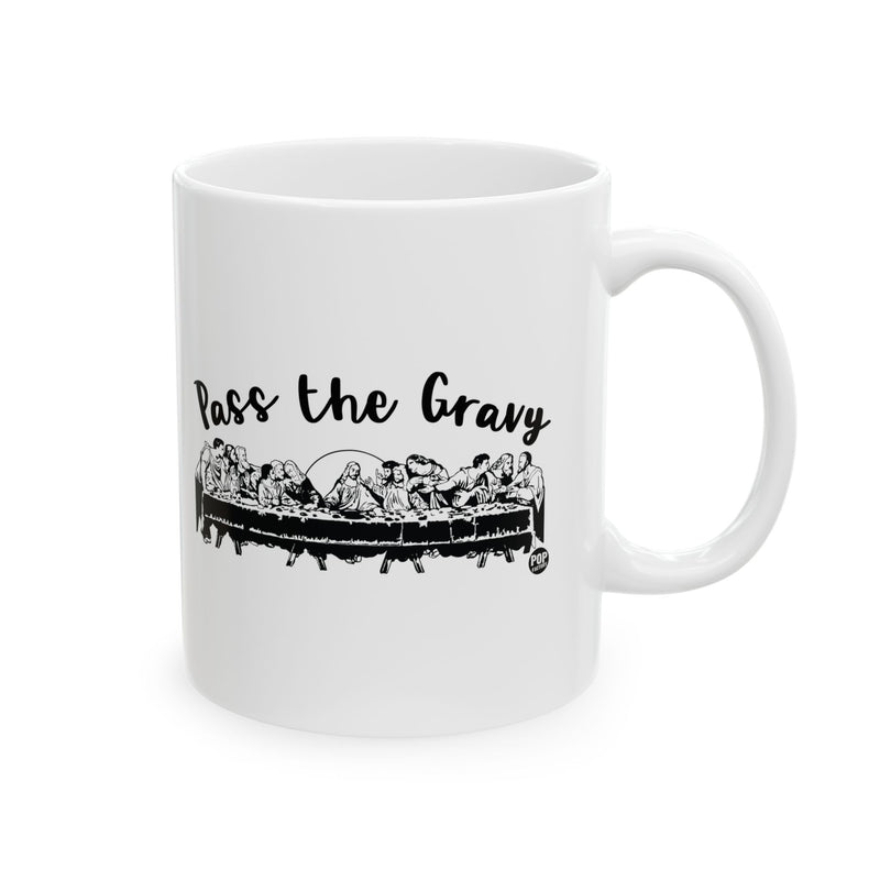 Load image into Gallery viewer, Pass The Gravy Last Supper Mug
