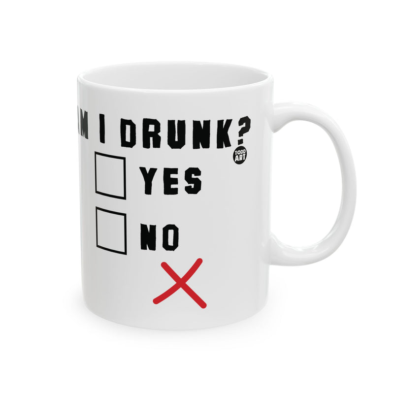 Load image into Gallery viewer, Am I Drink Yes No Mug, Funny Drunk Mug, Adult Humor Drunk Mug
