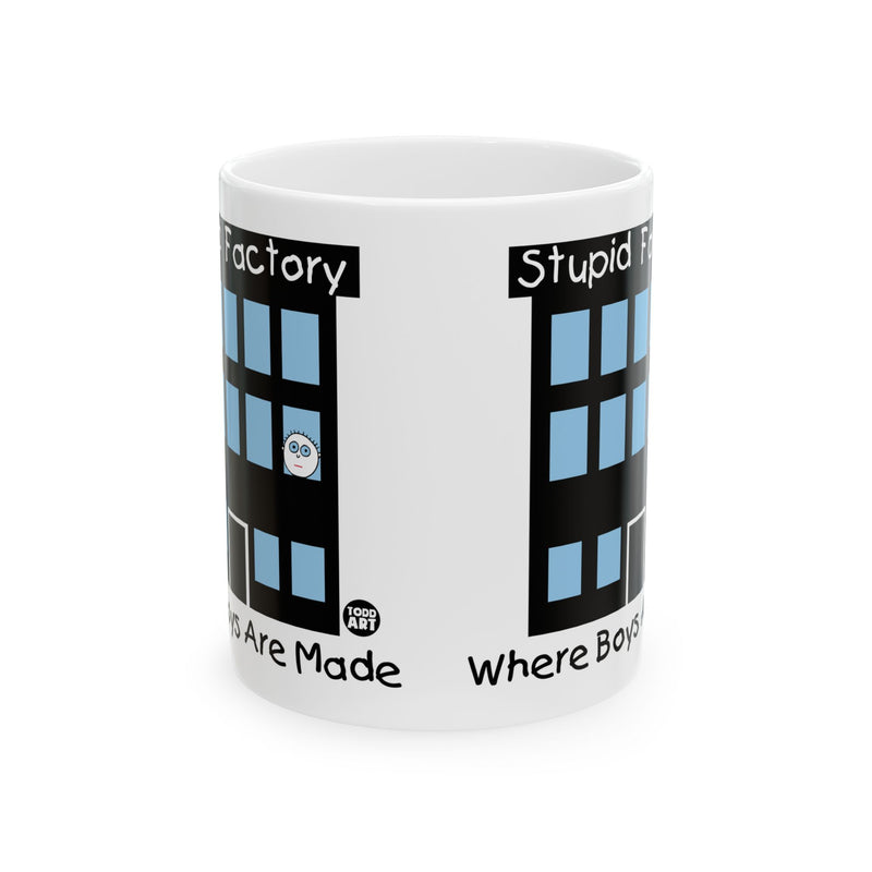 Load image into Gallery viewer, Stupid Factory Mug, Funny Mugs for Him, Sarcastic Mens Mug, Funny Coffee Mug Men
