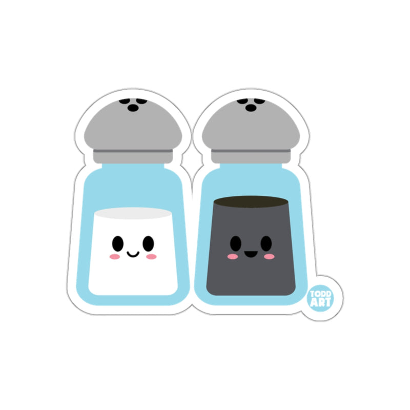 Load image into Gallery viewer, Cute Smiling Salt and Pepper Shakers Sticker
