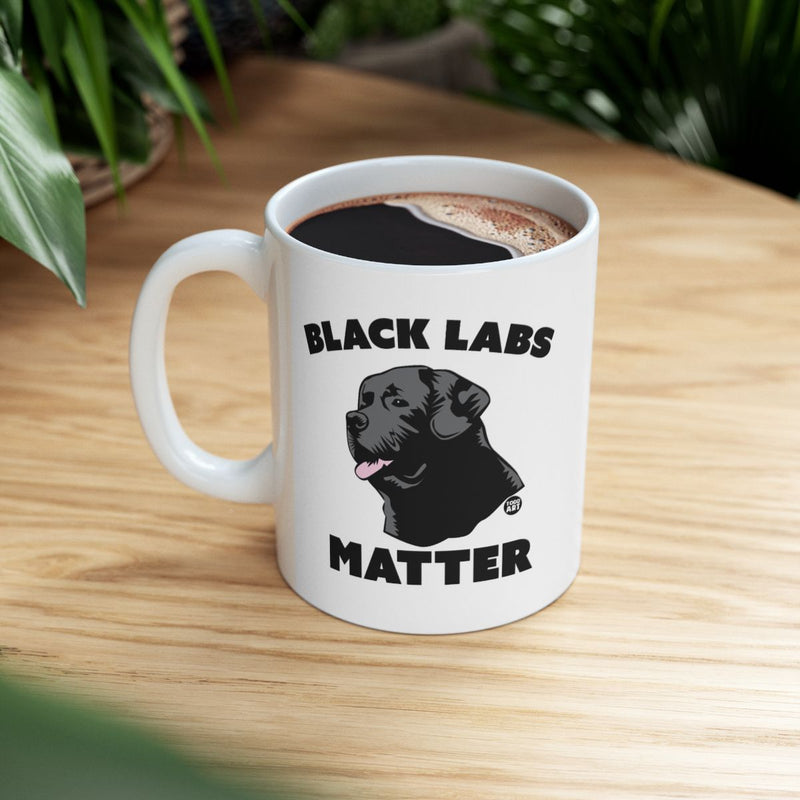 Load image into Gallery viewer, Black Labs Matter with Labrador Dog Image Mug
