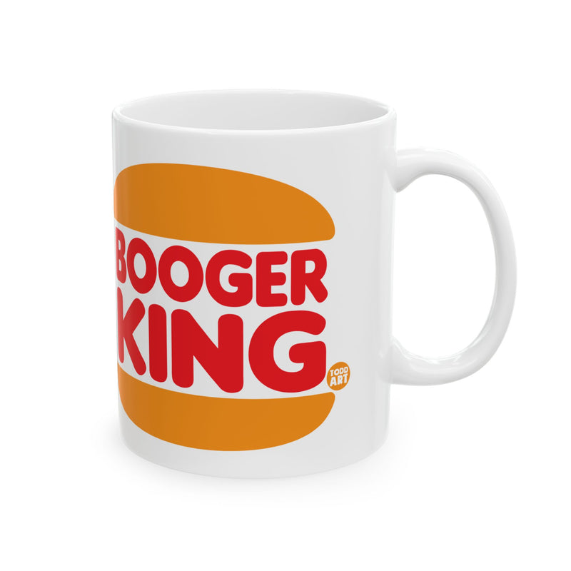 Load image into Gallery viewer, Booger King Coffee Mug, Funny Burger King Meme Mug
