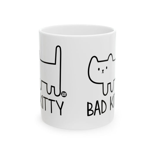 Bad Kitty Mug, Cute Kitty Mug