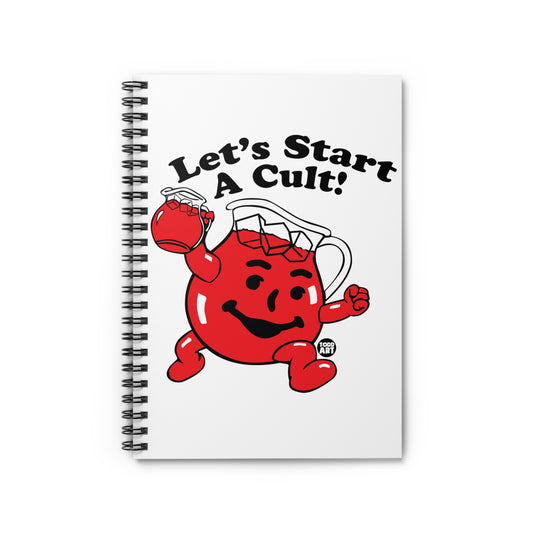 Let's Start a Cult Notebook - Ruled Line
