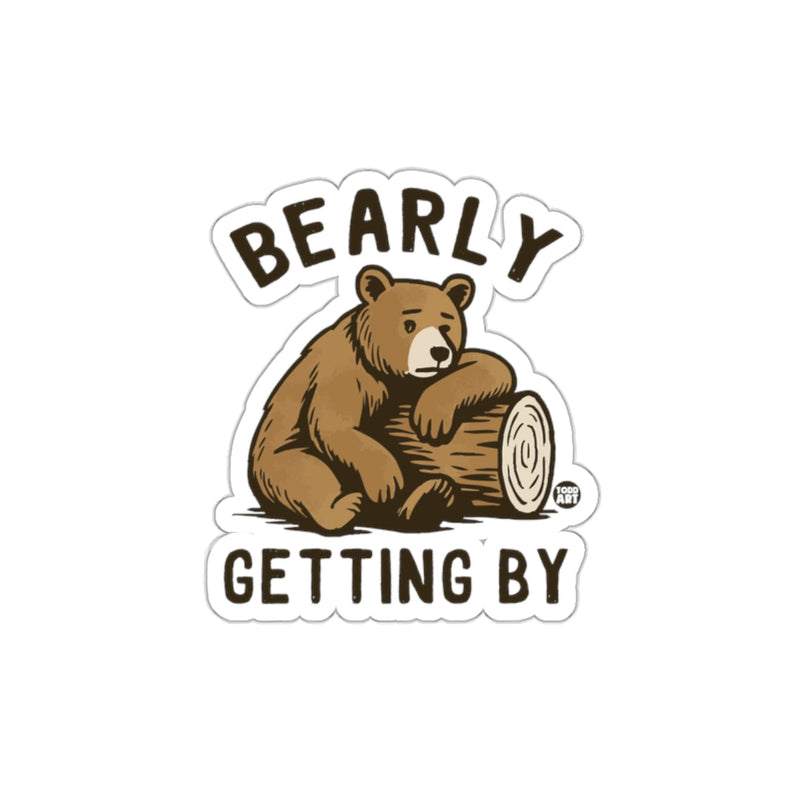 Load image into Gallery viewer, Bearly Getting By Cute Bear Graphic design product
