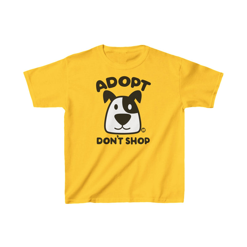 Load image into Gallery viewer, Adopt Don&#39;t Shop Dog Tee, Cute Dog Tshirt for Kids, Cute Kids Tees, Dog Shirt For Kids, Pet Adoption Kids Shirt
