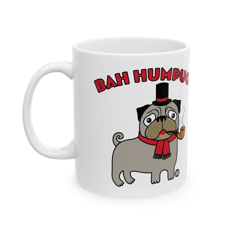 Load image into Gallery viewer, Bah Humbug Pug Mug, Bah Humpug Mug, Cute Pug Christmas Mug
