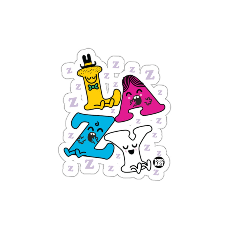 Load image into Gallery viewer, Colorful Letters LAZY Art Sticker for Relaxation Use
