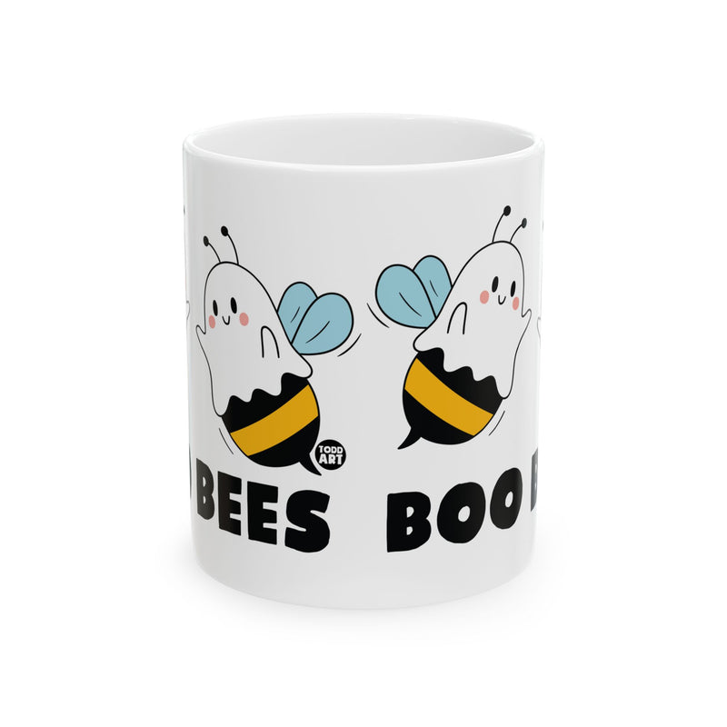 Load image into Gallery viewer, Boo Bees Coffee Mug, Funny Ghost Bees Mug, Adult Humor Halloween Mug Gift
