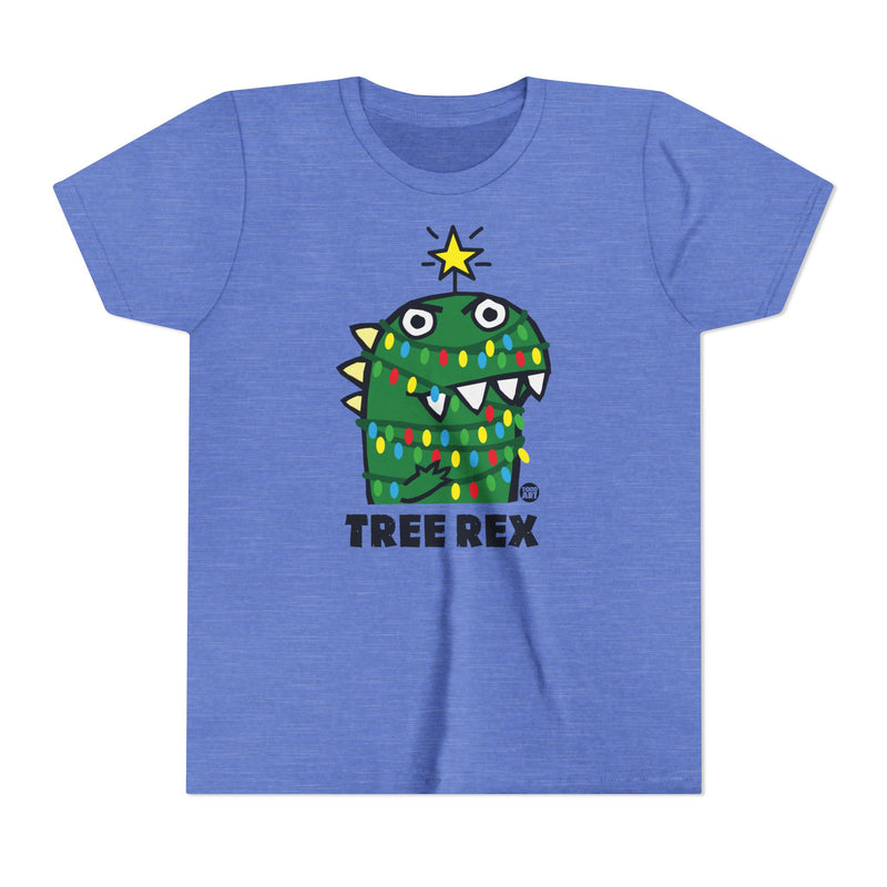Load image into Gallery viewer, Tree Rex Kids Christmas Tee, Dinosaur Xmas Tree Children&#39;s Shirt, Funny Xmas Tee Kids
