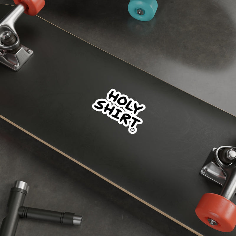 Load image into Gallery viewer, Holy Shirt Sticker for Skateboard Custom Decal Design
