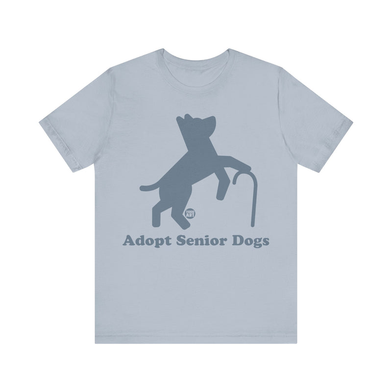 Load image into Gallery viewer, Adopt Senior Dogs Unisex Jersey Short Sleeve Tee
