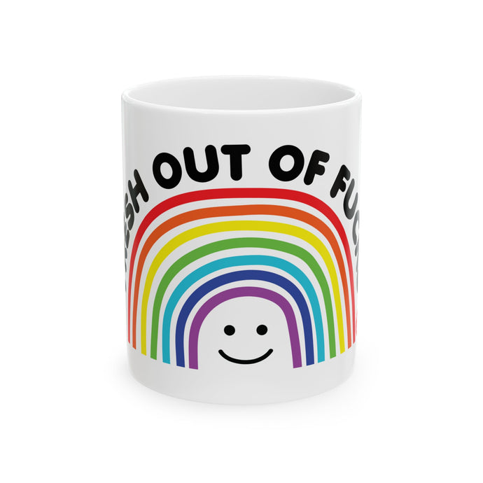 Fresh Out of Fucks Mug, Funny Mugs for Him, Sarcastic Mens Mug, Funny Coffee Mug Men