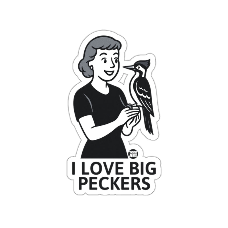 Load image into Gallery viewer, I Love Big Peckers Fun And Unique Sticker
