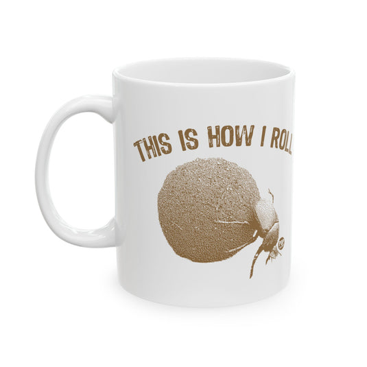 This How I Roll Dung Beetle Mug