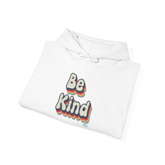 Be Kind Retro Hoodie, Cool Retro Hooded Sweatshirt, Kindness Hoodie