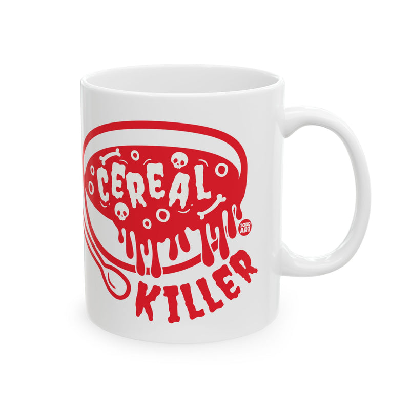 Load image into Gallery viewer, Cereal Killer Coffee Mug, Adult Humor Cereal Coffee Mug
