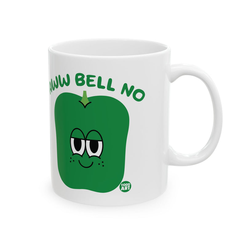 Load image into Gallery viewer, Aww Bell No Pepper Mug, Funny Pepper Mug, Bell Pepper Pun Mug
