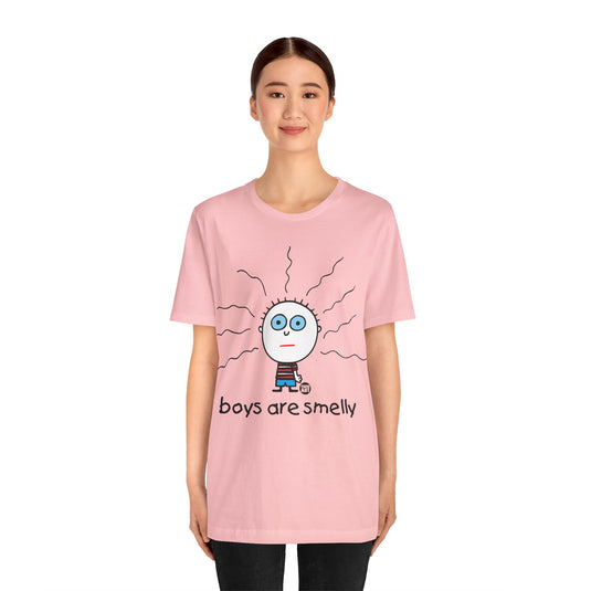 Boys are Smelly T Shirt, Funny Shirt for Her, Ladies Funny Tee, Sarcastic Shirt for Moms, Funny Lesbian Shirt
