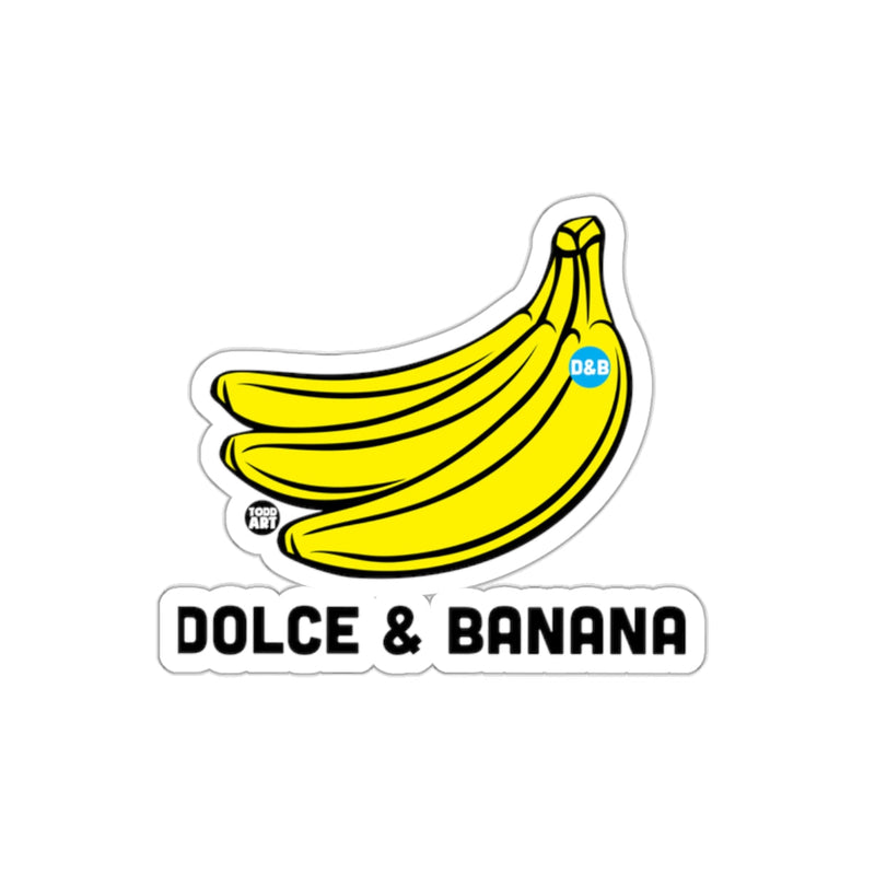 Load image into Gallery viewer, Dolce &amp; Banana Funny Parody Graphic Sticker
