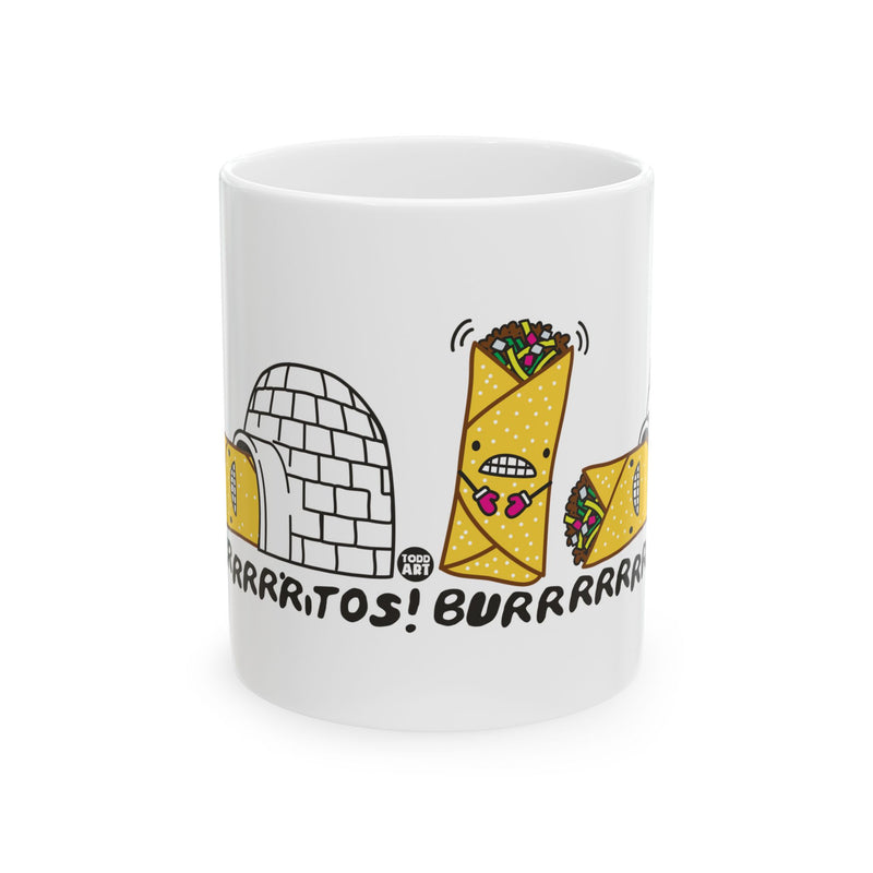 Load image into Gallery viewer, Burrrrritos Coffee Mug, Funny Burrito Mug
