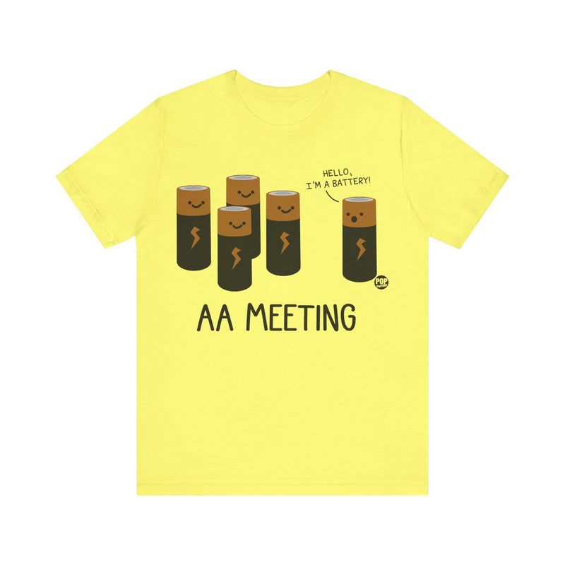 Load image into Gallery viewer, AA Meeting Unisex Tee
