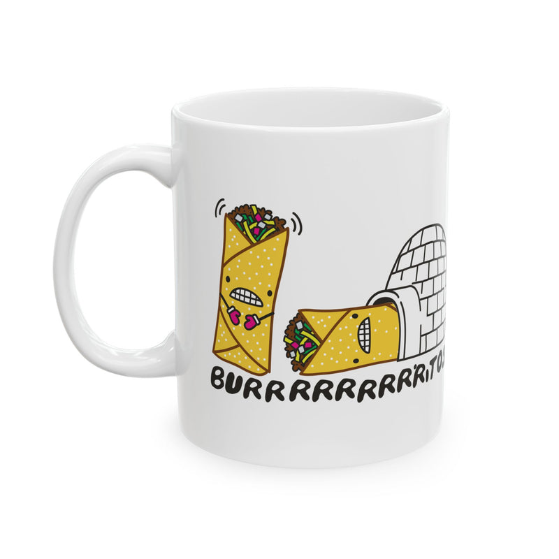 Load image into Gallery viewer, Burrrrritos Coffee Mug, Funny Burrito Mug
