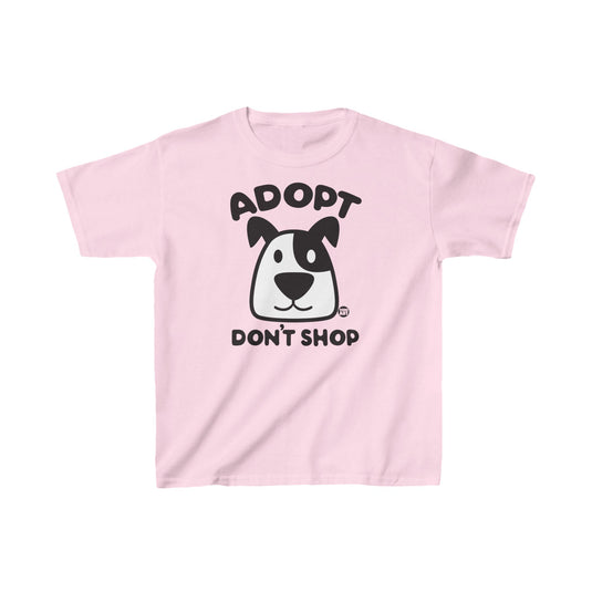 Adopt Don't Shop Dog Tee, Cute Dog Tshirt for Kids, Cute Kids Tees, Dog Shirt For Kids, Pet Adoption Kids Shirt