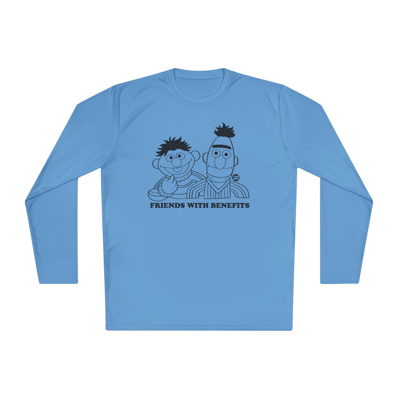 Load image into Gallery viewer, Friends with Benefits Long Sleeve Tee, Funny Friends Lightweight Long Sleeve Tee

