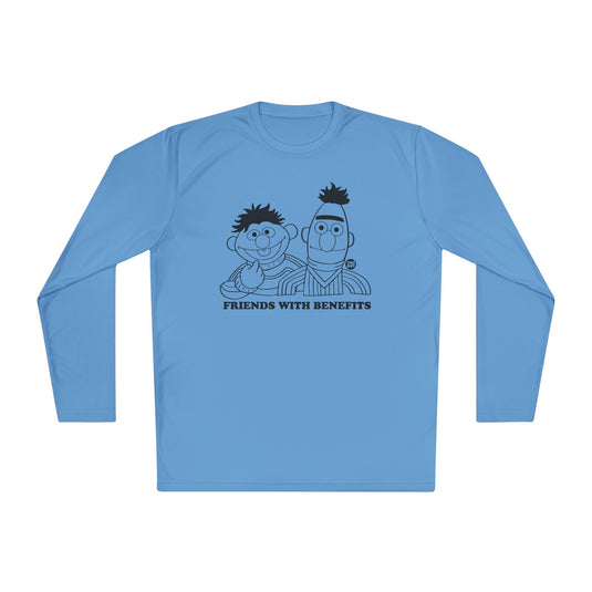 Friends with Benefits Long Sleeve Tee, Funny Friends Lightweight Long Sleeve Tee