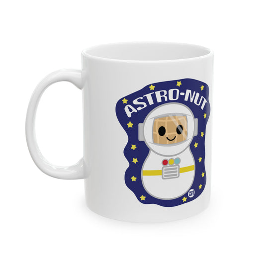 Astro Nut Mug, Funny Astronaut Mug, Astronaut Pun Mug