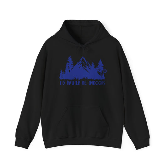 Rather Be Indoors Hoodie, Funny Hooded Sweatshirt, Indoors Person Hoodie