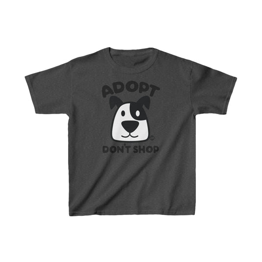 Adopt Don't Shop Dog Tee, Cute Dog Tshirt for Kids, Cute Kids Tees, Dog Shirt For Kids, Pet Adoption Kids Shirt