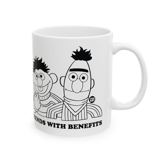 Friends With Benefits Mug, Funny Mugs for Him, Sarcastic Mens Mug, Funny Coffee Mug Men