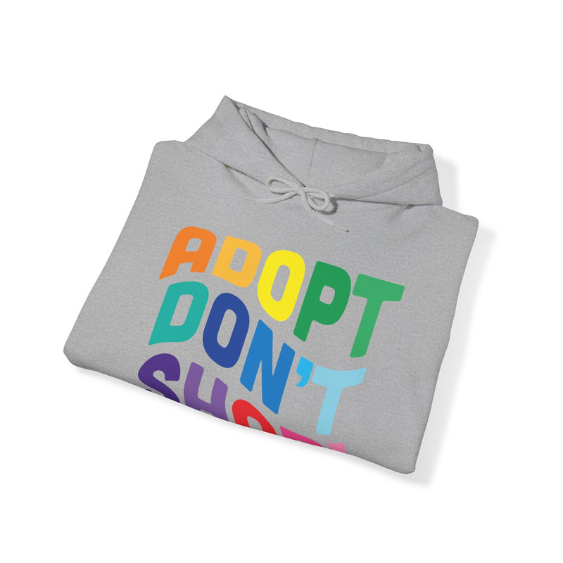 Load image into Gallery viewer, Adopt Don&#39;t Shop Unisex Heavy Blend Hooded Sweatshirt
