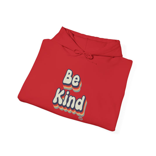 Be Kind Retro Hoodie, Cool Retro Hooded Sweatshirt, Kindness Hoodie