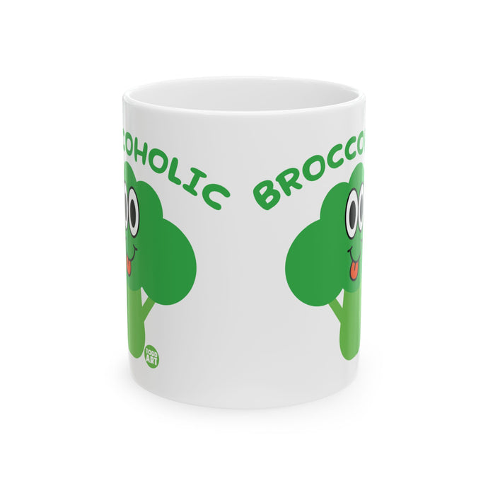 Broccoholic Broccoli Coffee Mug, Funny Broccoli Mug, Broccoli Lover Mug