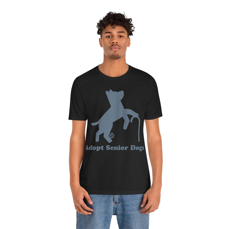 Load image into Gallery viewer, Adopt Senior Dogs Unisex Jersey Short Sleeve Tee
